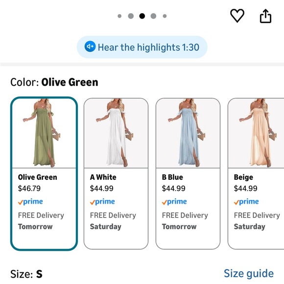 Elegant Green Off-Shoulder Maxi Dress - Picture 4 of 6